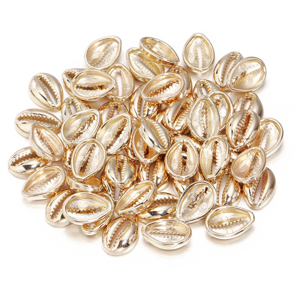 Trendy CCB Shell Pendants - DIY Jewelry Accessories for Earrings, Necklaces, and Bracelets.