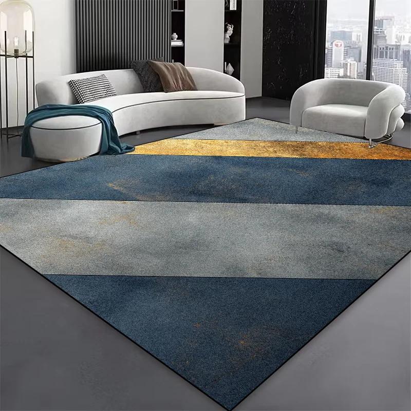 

Modern Luxury Geometry Rugs for Living Room Decoration Home Large Size Carpets Non-slip Bedroom Study Mats Washable Lounge Rug 60x90cm