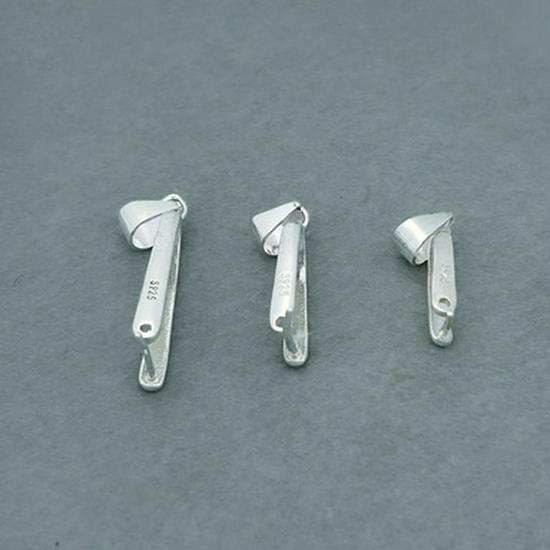 S925 Sterling Silver Handmade Jade Clasp Bracelet Pure Silver