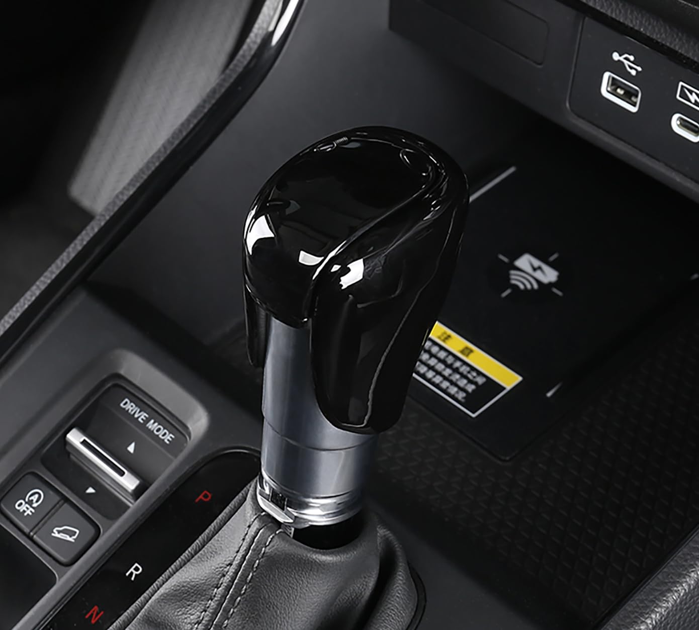 

Чехол на ручку КПП Honda для Vezel H-RV CR-V XR-V ZR-V Fit Accord Civic Exclusive чёрный