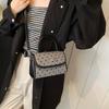 Polka Dot Bow Bag Women's 2025 New Fashion Personalized Underarm Small Square Bag Foreign Commuter Shoulder Oblique Span Bag