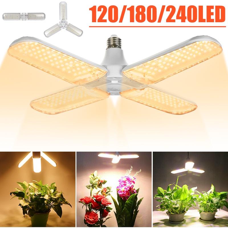 100W 150W 200W AC85-265V E27 Plant Lights Bulb Phytolamp Warm White for Indoor Greenhouse Vegs New Design Full Spectrum LED Grow Light