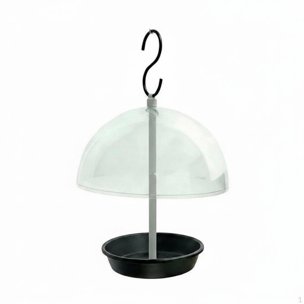 Hanging Bird Feeder Transparent Clear Easy to See Outdoor Decor for Garden, Patio