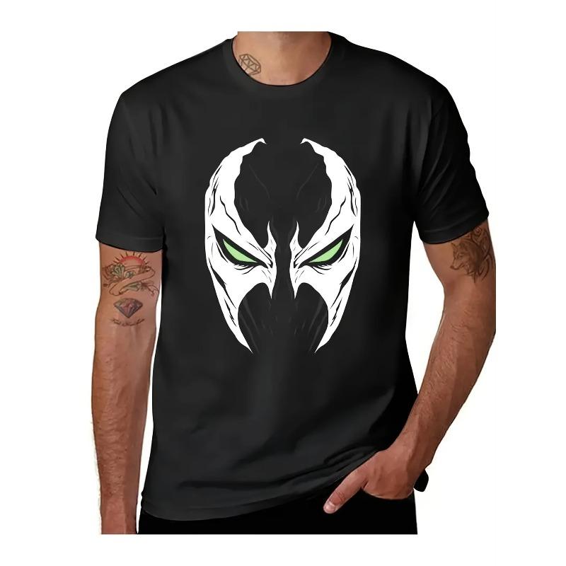 

Мужская футболка большого размера с графическим принтом | Черная стритвир футболка с рисунком, удобный круглый вырез, короткий рукав, для любого сезона, повседневная стритвир S чёрный