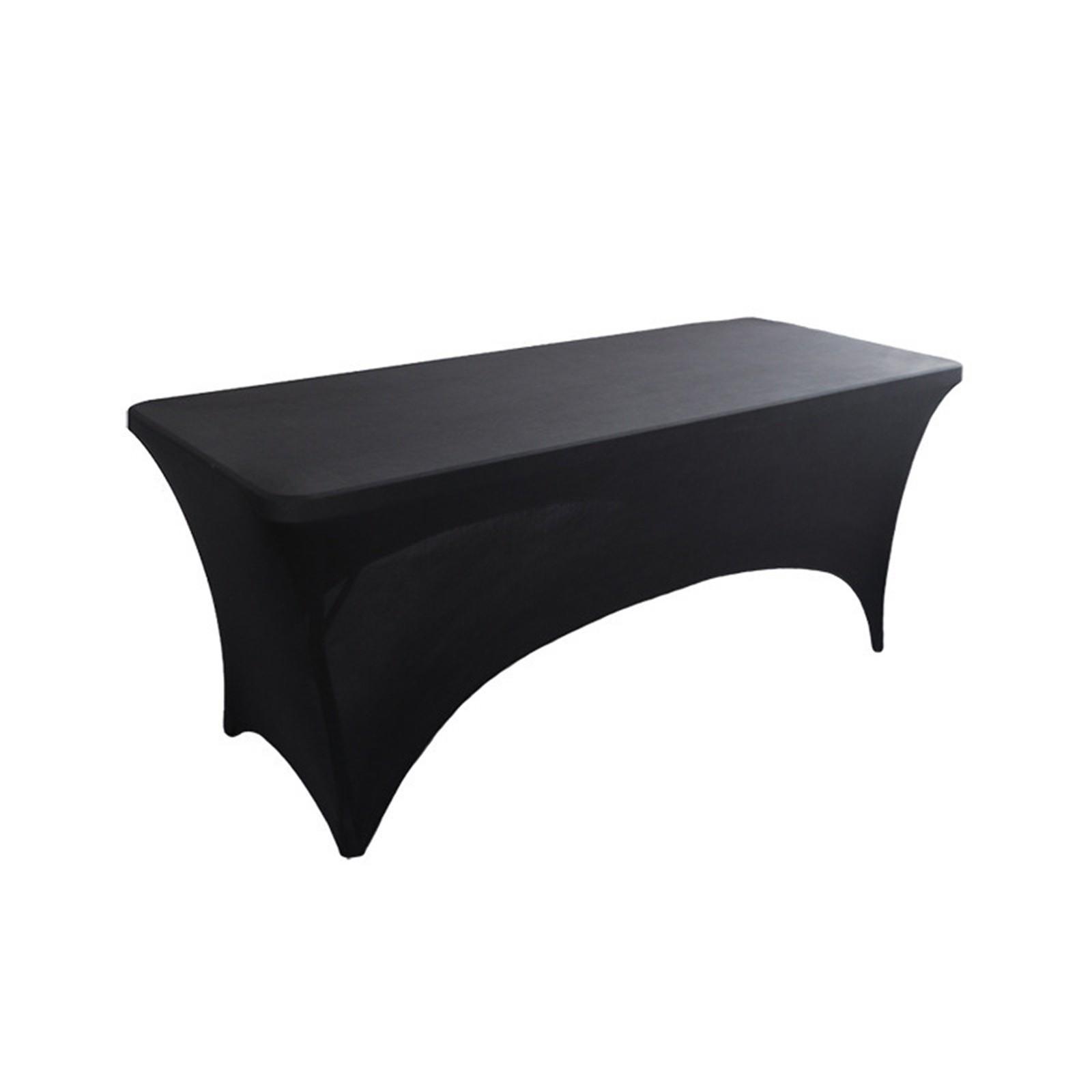 

Однотонная эластичная скатерть-дорожка для стола MerryTablecloth Праздничные украшения для стола One Size чёрный