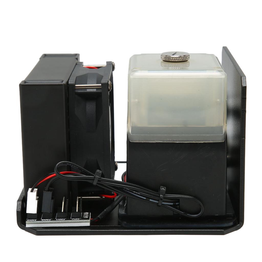 PC Water Cooling Pump Single Fan D Port 4pin Interface 450L H Computer Cooling Radiators for Homes Office