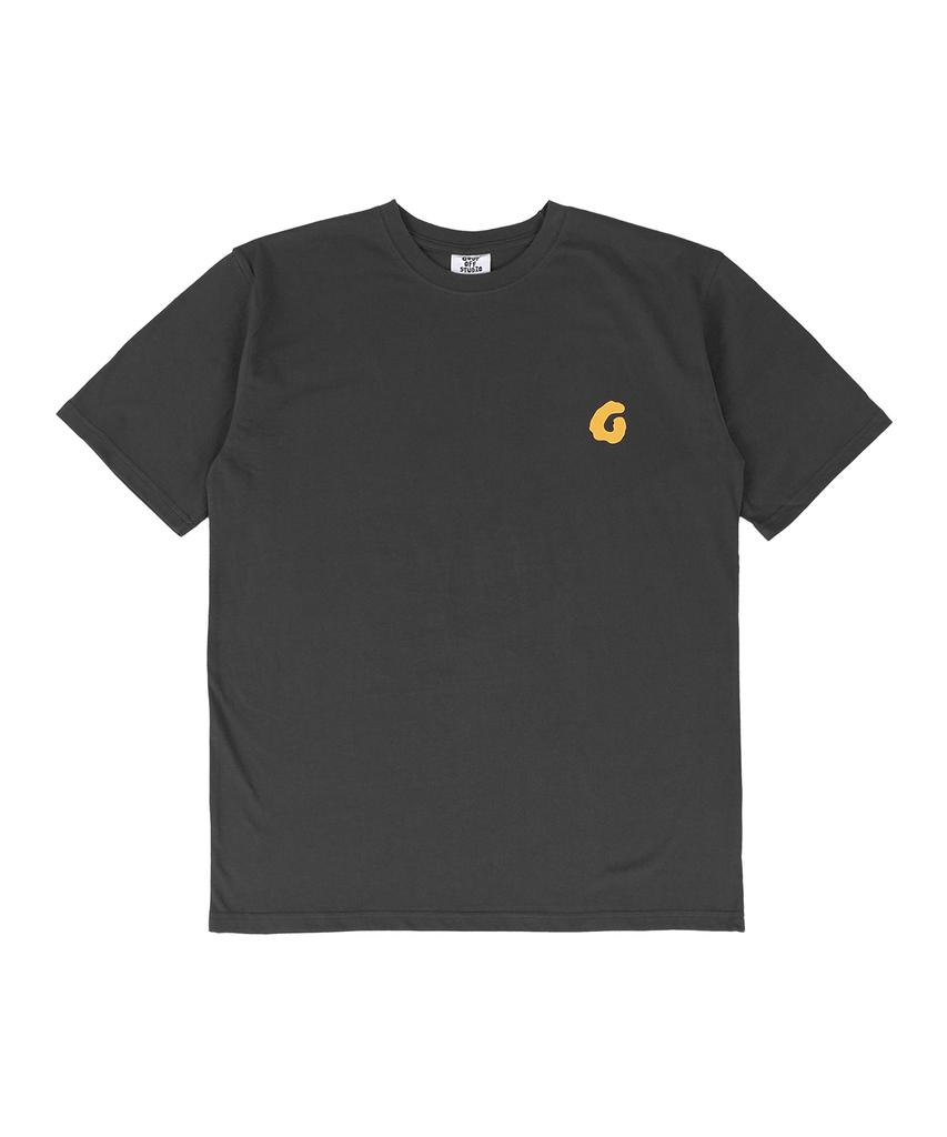 Gupeuopeuseutyudio Gofs Main Logo T-Shirt Charcoal