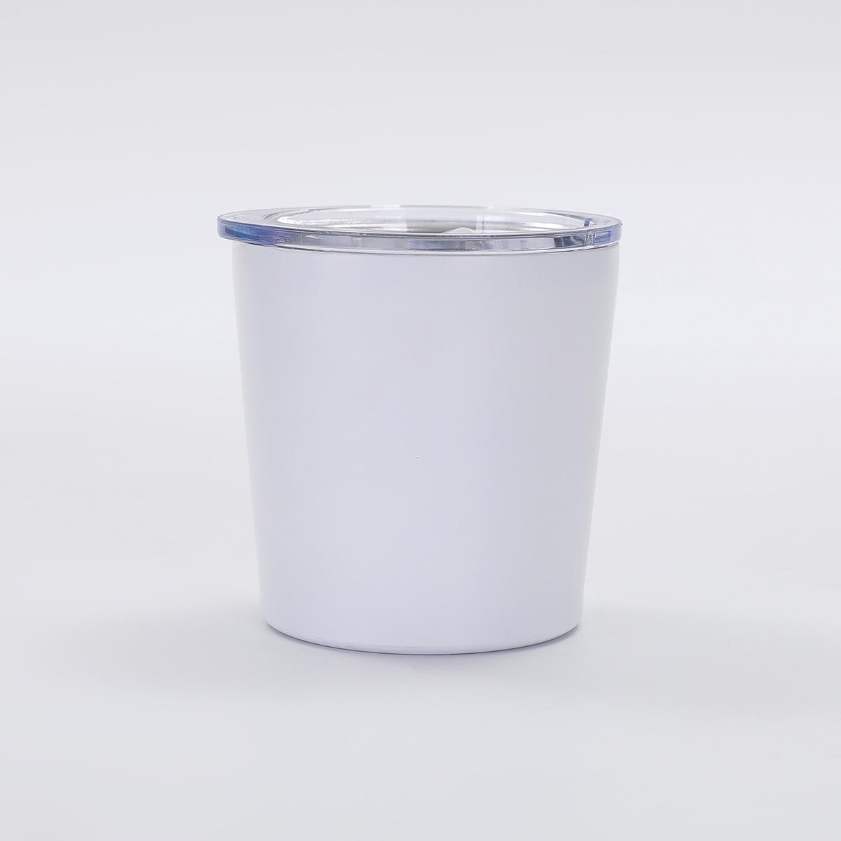 

INS Style Double-Wall Vacuum Insulated 304 Stainless Steel Milk/Coffee Cup - Portable Mini Design with Logo 240ml-360ml