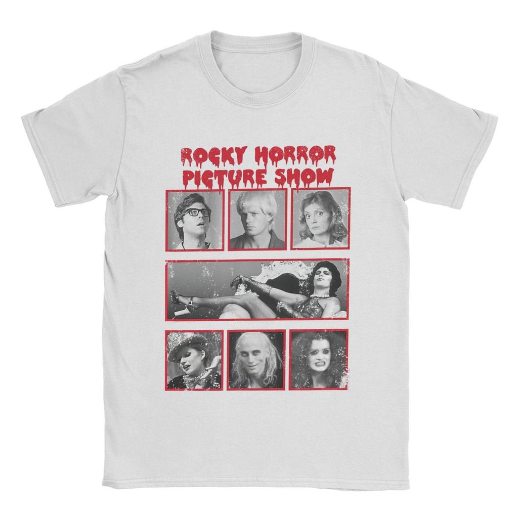 The Rockys Horror Picture Show T-Shirt for Men Novelty Pure Cotton Tee Shirt Round Collar T Shirts Birthday Gift Tops