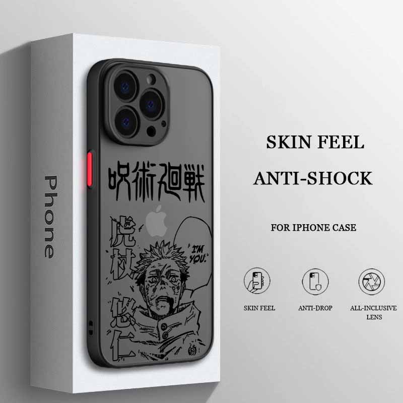 

Аніме Jujutsu Kaisen Для iPhone 17 Air 16E 16 15 14 13 12 11 8 7 mini Pro Max Plus Матовий Напівпрозорий М який Чохол для Телефона iPhone 17 AIR