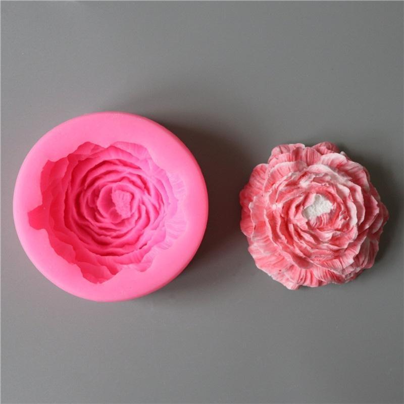 

Peony Fondant Moulds Silicone Chocolate Moulds Cake Decoration Baking Accessories Bakeware Gift for Baking Lover CHINA
