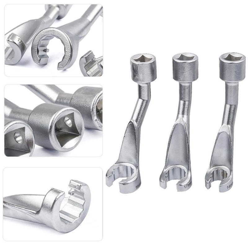 Small  Fuels Line Wrench Precisions Fit Tool Heavy Duty Fuels Pipe Wrench Repair Tool for Various Engine Model & Size