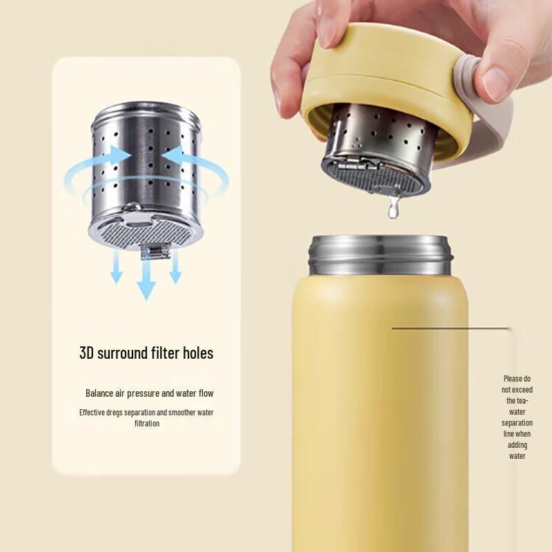 Buydeem Tea Infuser Insulated Mug