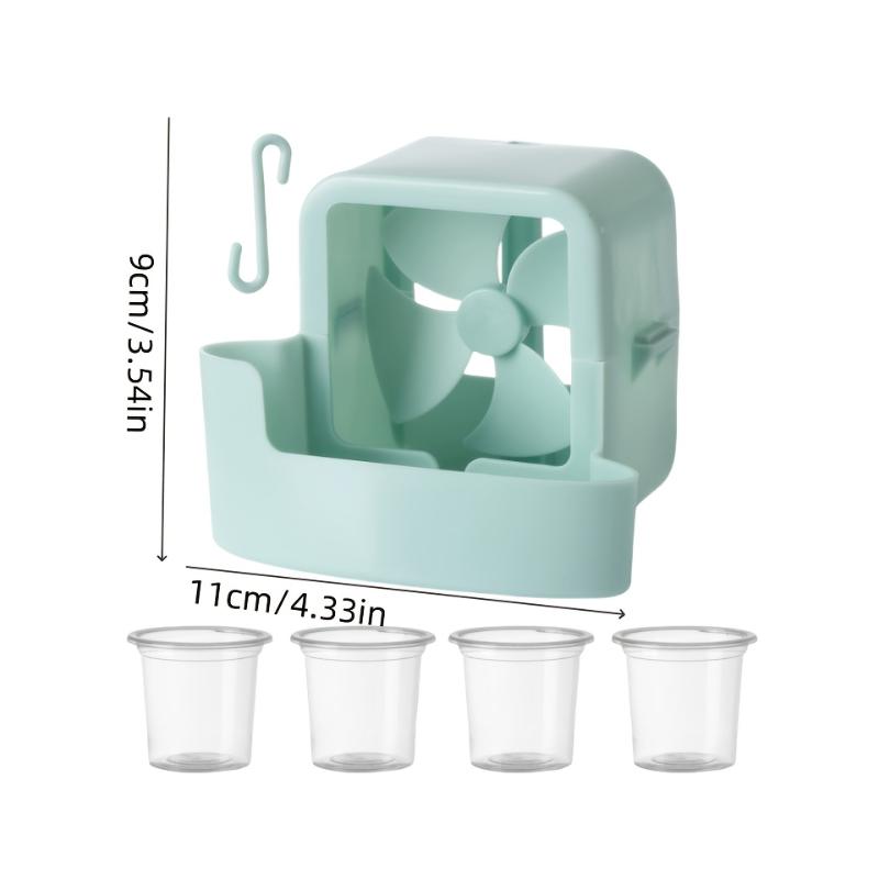 Electric Fan Cooling Storage Box Ice Storage Box Fast Cooling Portable Household With Hanging Hook For Electric Fans Ice Holders