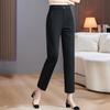 Pasite Women's Elastic Waist Straight-Leg Casual Pants