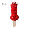Small Lightweight Cat Kitten Toys Plush Chew Toy, Sugarcoated Haws Stick Design, Teething Solo Play for Cats Stuffed Toy Indoor Biting, Boredom