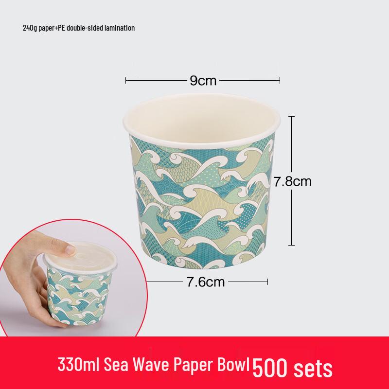 Handun Disposable Microwaveable Paper Bowls