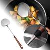 Stainless Steel Spatula Mushroom Shovel With Wooden Handle Cooking Spoon Anti-Scalding Cooking Shovel Kitchenware Accessories