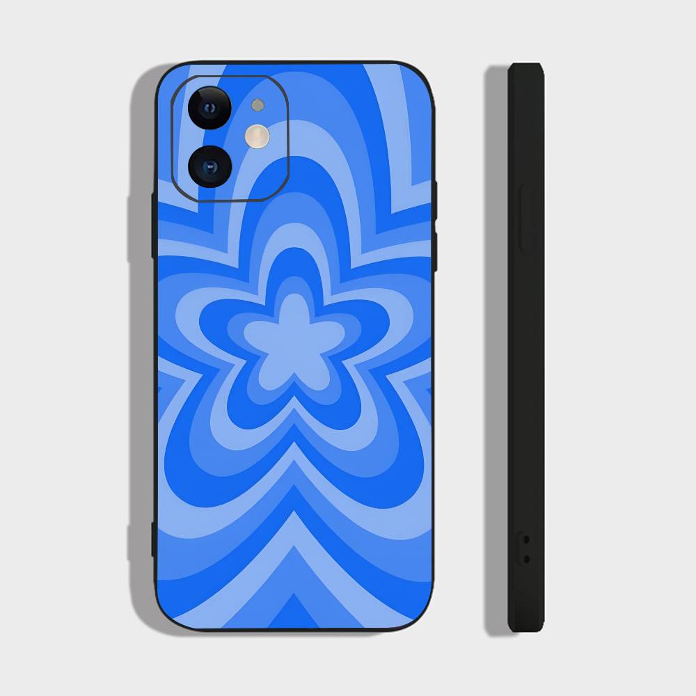 Bunte Herz-Handyhülle für iPhone 15, 16, 14 Plus, 13, 12, 11, 17 Pro Max, 17 Air, Schwarz, weich