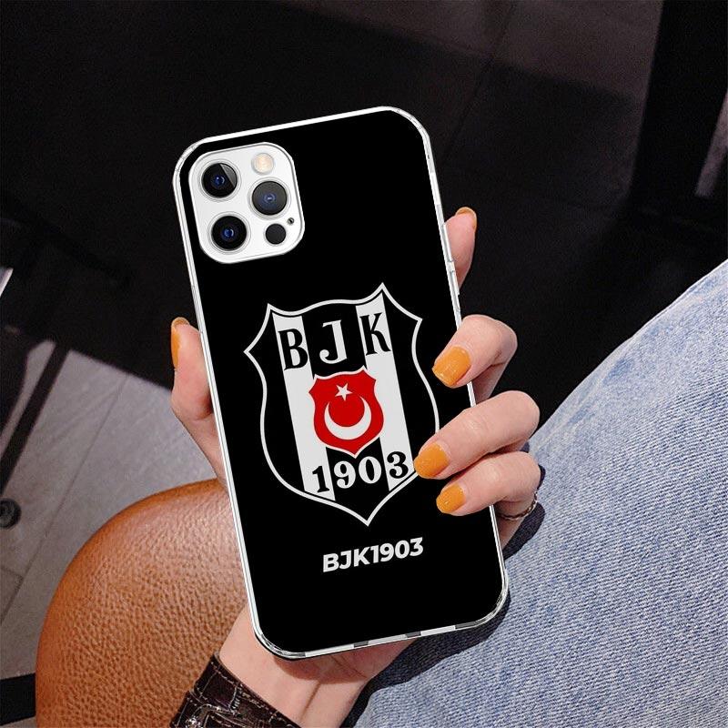 B-Besiktas B-BJK Coque de téléphone pour iPhone 17 Air 16 Pro Max 16E 15 + 14 Plus 11 12 13 Mini 7 8 SE Housse d'impression Cadeau Fundas