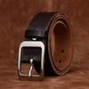 Whole First Layer Cowhide Cut Stainless Steel Buckle Belt Men'S Genuine Leather Youth Simple Casual Jeans Belt Men'S
