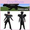 Kinder Minecraft Enderdrache Party Overall Kostüm Für Halloween Geschenke