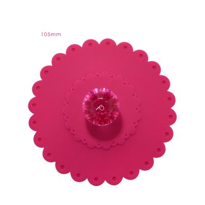 Silicone Cup Lid Anti-dust Glass Drink Cover Coffee Mug Suction Seal Lid Cap