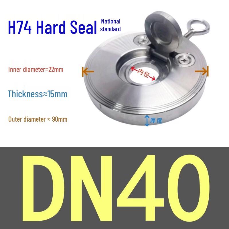 Rongyu 304 Stainless Steel Wafer Check Valve