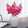Faux Violet Silk Flower Wedding Decoration Bouquet Snapdragon Fake Flowers Wedding Party Table Floral Decor Accessories