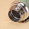 Portable Stainless Steel Sports Thermos with Lanyard - Large Capacity for Home, Car, and Outdoor Use