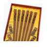 Gift Box Chopsticks Peking Opera Facial Makeup Wooden Carving Craft Korean Chopsticks Set Japanese Sushi Chop Sticks Wood Ducks