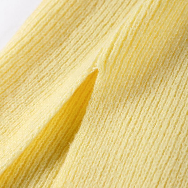 Slim Lace Up Knitted Top Skirts Set Women O-neck Flare Sleeve Hollow Out Crop Tops High Waist Split Skirt Spring Autumn Casual Outfits