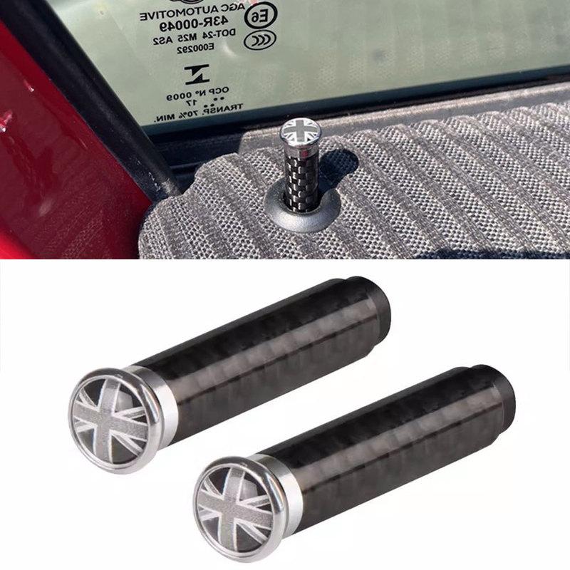 2PCS Car Door Safety Metal Bolt Door Lock Button Pin Decor For Mini Cooper S One Clubman Countryman R55 R56 R57 R58 R59 R60 R61