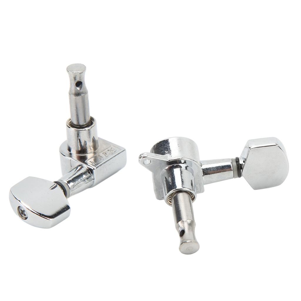 Small     Enclosed Locking Tuners 3L 3R Metal String Tuning Pegs Guitar Accessories