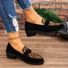 Fashion Fashion Leopard Women's Shoes 2024 Brand Slip-on Women's High Heels Print Daily Pumps Women High Quality Plus Size Heels Women