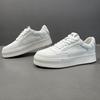 2026 Spring Men's Leather Male Students Versatile Platform Sneakers Casual Board Shoes
