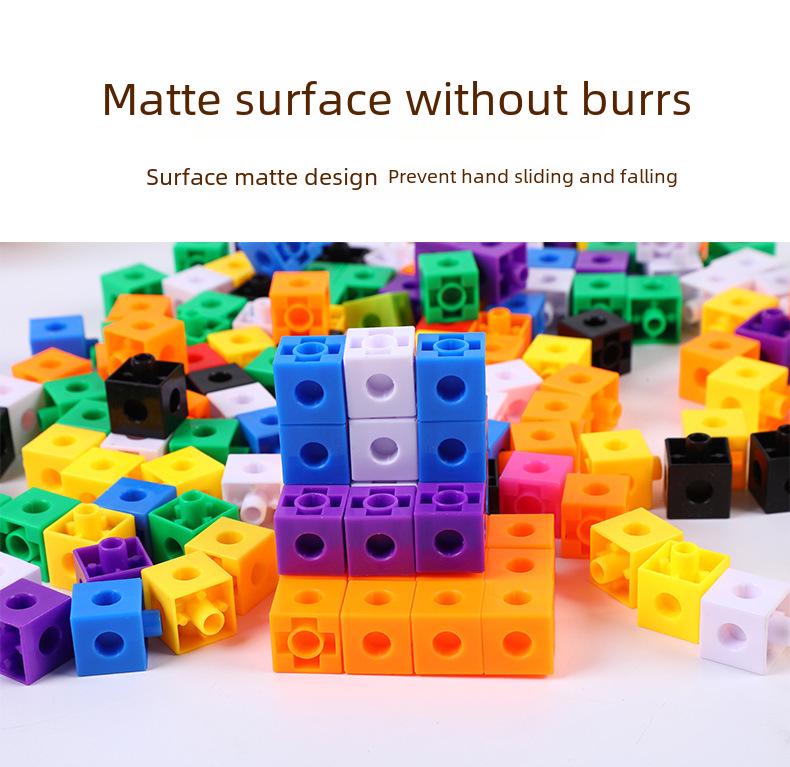 Kreative pädagogische Bausteine für den Kindergarten - 2 cm Größe, 100-teiliges Set