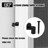24Pcs Strong Window Screen Fasteners with Metal Screws Nylon Window Screen Retainers Upgrades For Storms Defense
