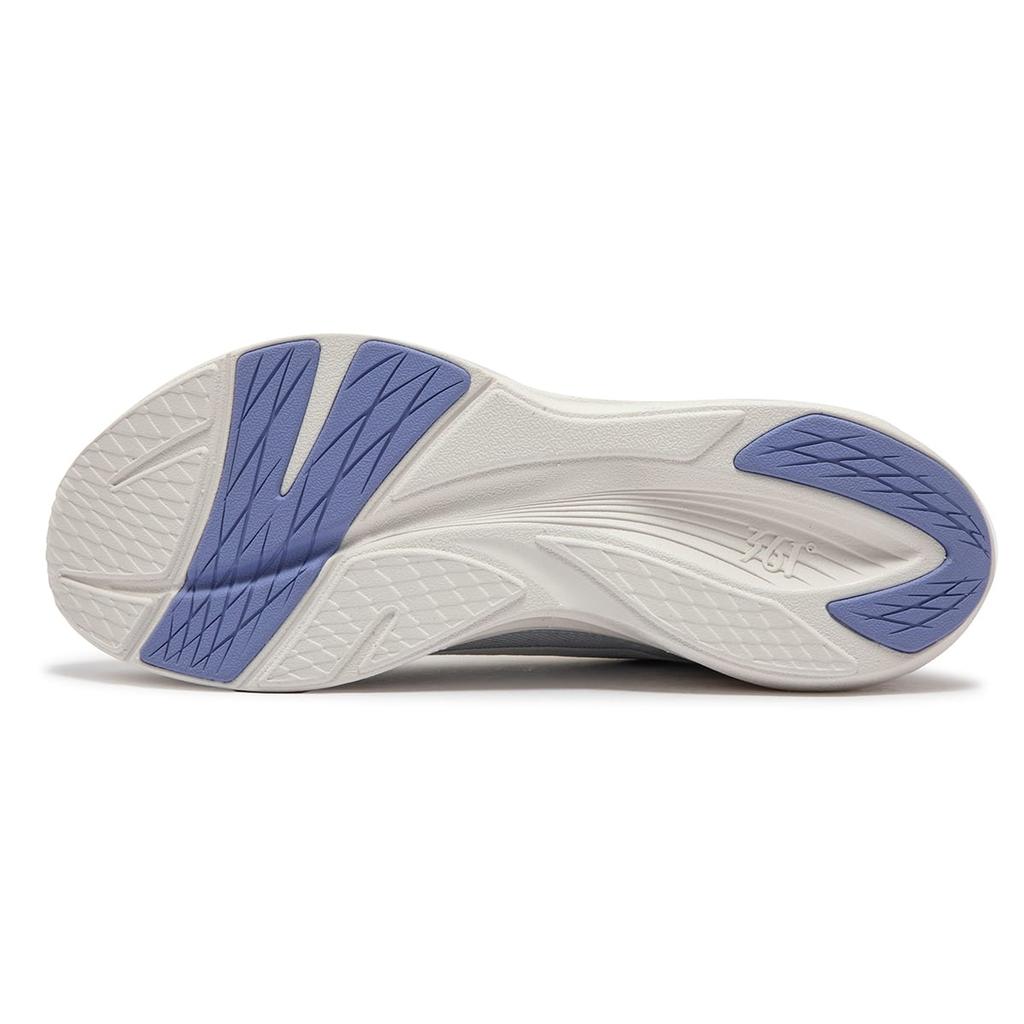 361 Cushioning Abrasion Resistant Breathable Low Top Running Shoes Women's White Gray 582422231-1