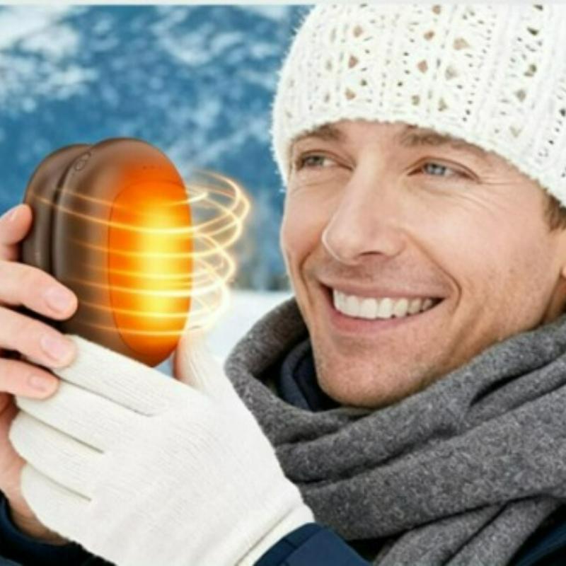 Magnetic Electric Hand Warmers 5000mAh Large Capacity 3 Heat Settings Portable USB Hand Warmer for Winter Outdoors Camping