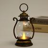 Led Retro Glowing Pony Lantern 2025 Christmas Halloween Simulation Cande Light Lamp Party Supplies Home Decorations