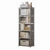 Durable Multilayer Bookshelves Cases 5/6 Tiers Cube Storage Organizer Metal Shoe Rack  Storage