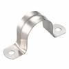 Saddle Bands, Pipe Fixing Brackets, 10-Piece Set, 32mm, 2-Hole, U-Shaped, 304 Stainless Steel, for Single Tube Pipes, Silver
