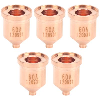 5Pcs Plasma Cutter Nozzle Copper Cap Cutting Torch for Welding Accessories 120931