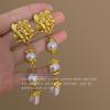 2025 Retro-Inspired Imitation Pearl Earrings: Niche Light Luxury Ear Studs & Pendants
