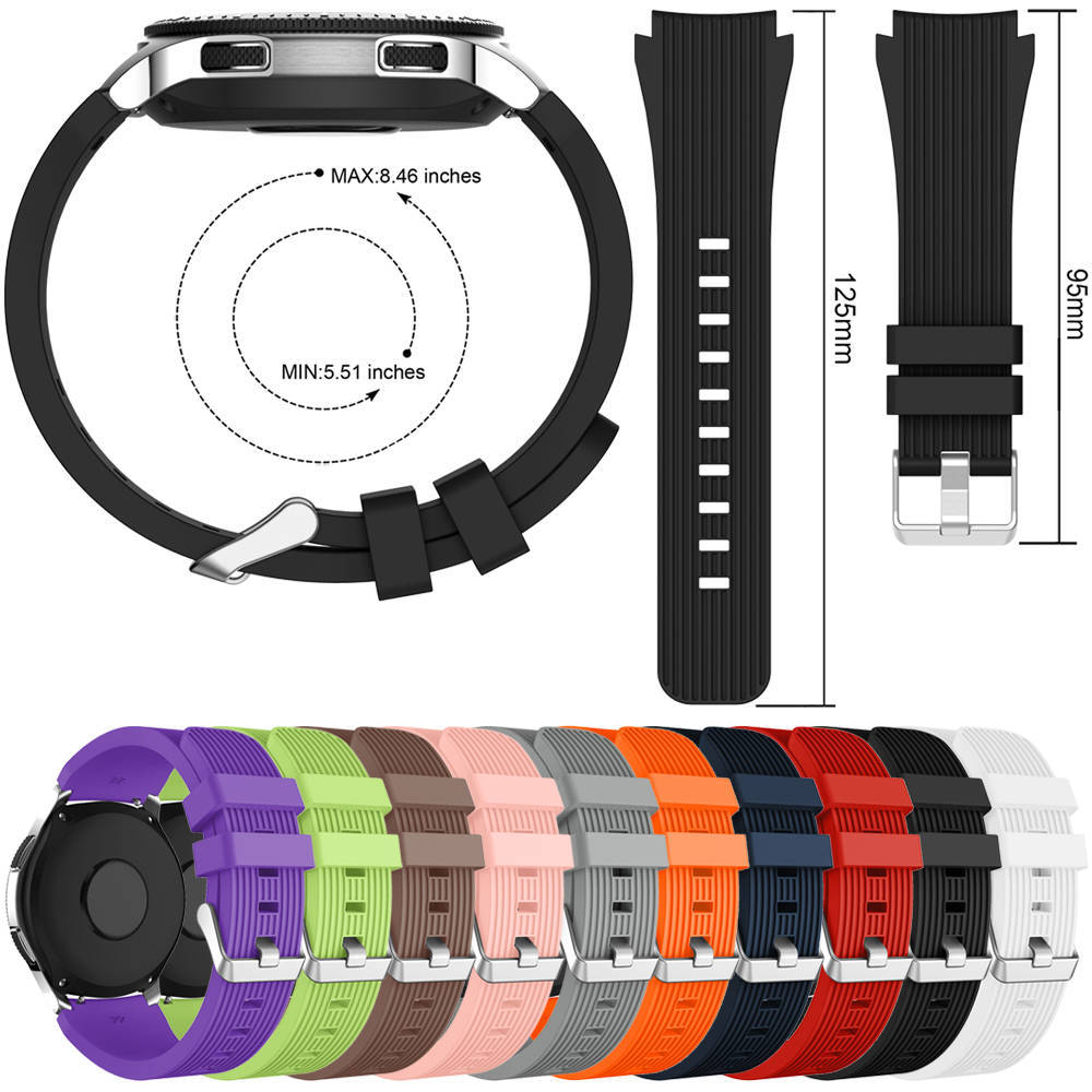 Sport Silicone Watch Band Strap for Samsung Galaxy Watch 4 5 6 40/44mm 42/46mm