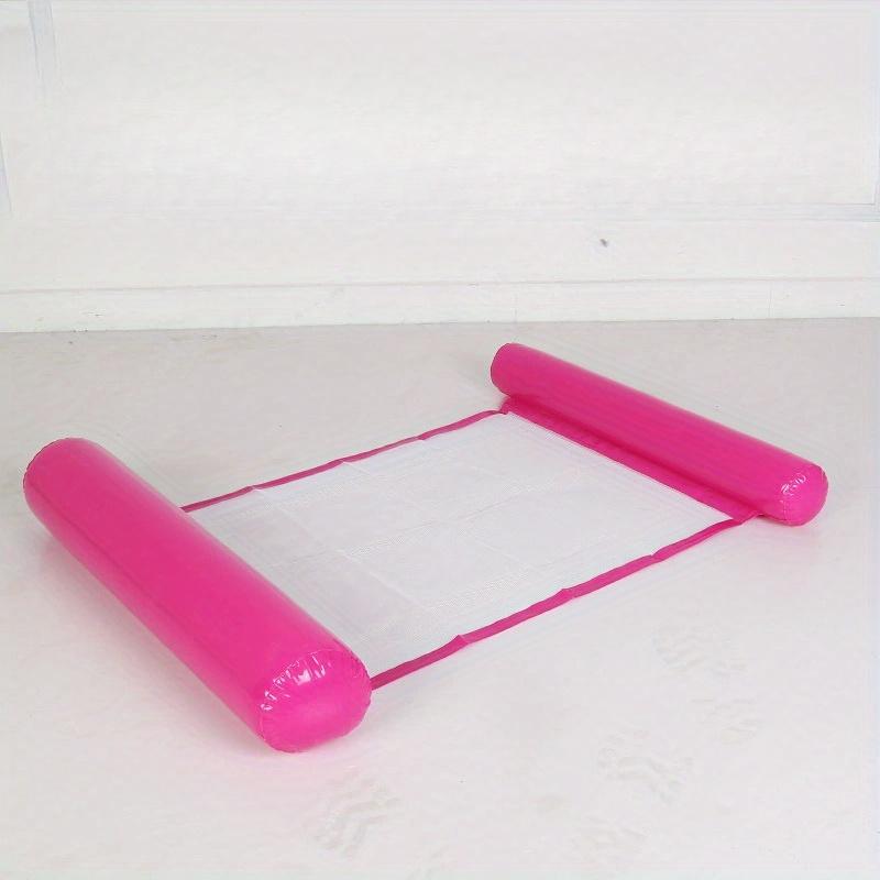 

Надувной плавающий гамак для бассейна | Портативный и легкий надувной матрас для плавания розовый