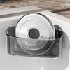 2Pcs Sink Drain Racks Sponge Holders Large Capacity Strong Load-bearing Suction Cup Triangle Storage Racks with Drain Hole