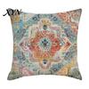 Square Pillow Case Boho Throw Covers, 18 x Inch Bohemia Bedroom Pillowslip Ethnic Style Cushion Case, Decorative Pillowcase for Sofa Couch