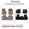 Ideal I6 Car Floor Mats & Trunk Mat - TPE Black, Fits 25 Models